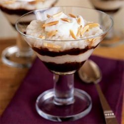 Rice Pudding with Port and Dried Plum Sauce recipe