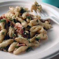 Prosciutto and Picholine Pasta Salad recipe