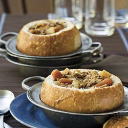 Toasted Bread Bowls recipe