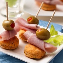 Olive and Ham Appetizer Stacks recipe
