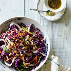 Cabbage, Cashew, and Fennel Salad recipe