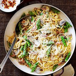 Prosciutto and Asparagus Pasta recipe