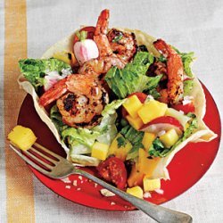 Chipotle-Rubbed Shrimp Taco Salad recipe