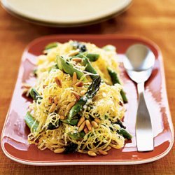 Creamy Spaghetti Squash with Asparagus and Rosemary recipe