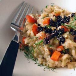 Barley Risotto with Fennel and Olives recipe