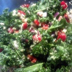 Colorful Kale Salad with a Ginger Lemongrass Vinaigrette recipe