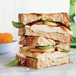 Grilled Turkey-Plum Sandwiches recipe