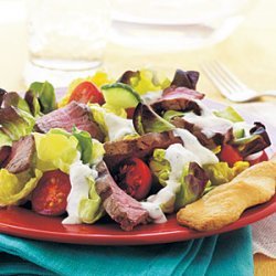 Steak Salad with Creamy Horseradish Dressing recipe