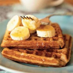 Banana-Cinnamon Waffles recipe