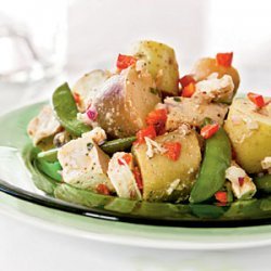 Potato, Chicken, and Fresh Pea Salad recipe