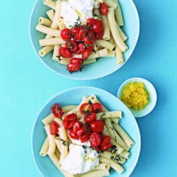 Roasted Cherry Tomato and Ricotta Pasta Salad recipe