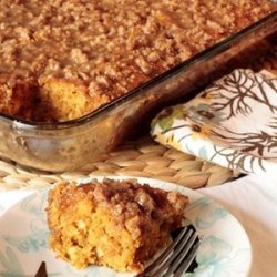 Pumpkin Coffee Cake w/ Brown Sugar Glaze recipe