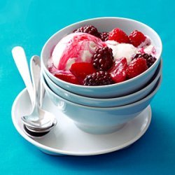 Roasted Berry Sundaes recipe