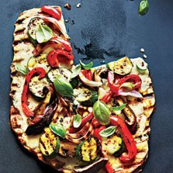 Grilled Vegetable and Fontina Pizza recipe