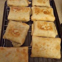 Baked Chicken Chimichangas recipe