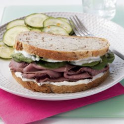 Roast Beef Sandwich with Horseradish Ai¿½oli recipe