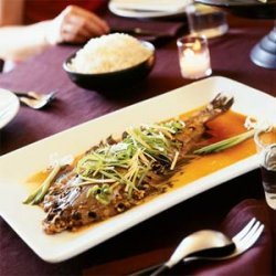 Steamed Sole with Black Bean Sauce (Dul See Zing Tat Sa Yu) recipe