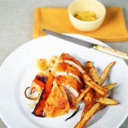 Roast Chicken with Oven Fries recipe
