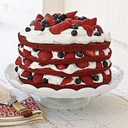 Red, White, and Blue Cake recipe