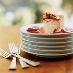 Lemon Ricotta Cheesecake with Strawberry Topping recipe
