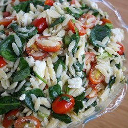 Feta and Spinach Orzo recipe