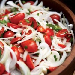 Tomato, Sweet Onion, and Parsley Salad recipe