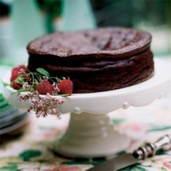 Chocolate-Espresso Torte with Raspberry Sauce recipe
