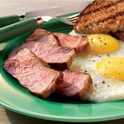 Steak and Eggs recipe