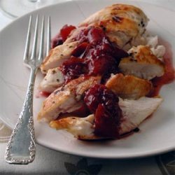 Grilled Chicken with Pinot-Plum Sauce recipe