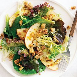Fall Green Salad with Apples, Nuts, and Pain d'Epice Dressing recipe