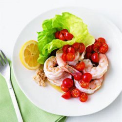 Shrimp with Tomato-Horseradish Salsa recipe