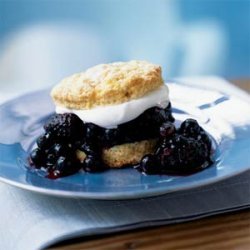 Blueberry-Blackberry Shortcakes recipe