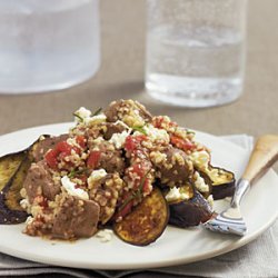 Lamb with Couscous and Roasted Eggplant recipe