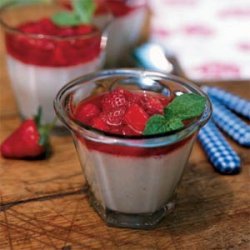 Vanilla Crème with Fresh Berry Jam recipe