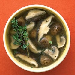 Mushrooms in Sherry Shallot Broth recipe