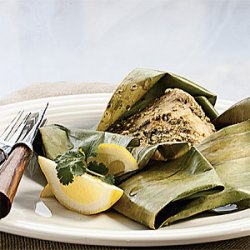 Coriander-Cumin Steamed Fish Packets recipe