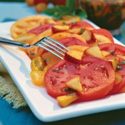 Fresh Peach-Basil Vinaigrette recipe