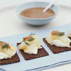 Dill-Cured Halibut with Mustard Sauce recipe