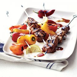 Pork and Sweet Pepper Kebabs recipe
