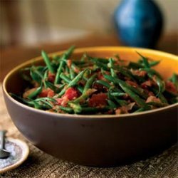 Green Beans with Roasted Tomatoes and Cumin recipe