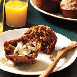 Spiced Persimmon and Pecan Muffins recipe