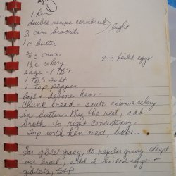 Granny Jink's Cornbread Dressing recipe