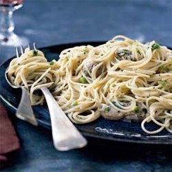 Oysters over Angel Hair recipe