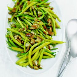 Yellow Wax Beans with Toasted Almonds recipe