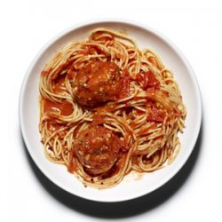Whole-Wheat Spaghetti and Meatballs recipe