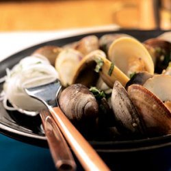Steamed Clams with Thai Basil and Chiles recipe