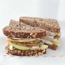 Turkey Sandwiches with Apple and Walnut Herb Mayo recipe