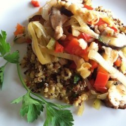 Quinoa with Leeks and Shiitake Mushrooms recipe
