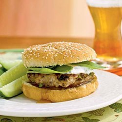 Indian-Spiced Chicken Burgers recipe