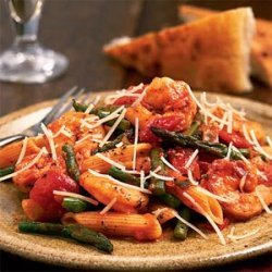 Shrimp, Asparagus, and Penne Pasta recipe
